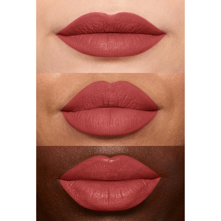 Soft Matte Lip Cream, Lightweight Liquid Lipstick - Zurich (Matte Muted Rose)