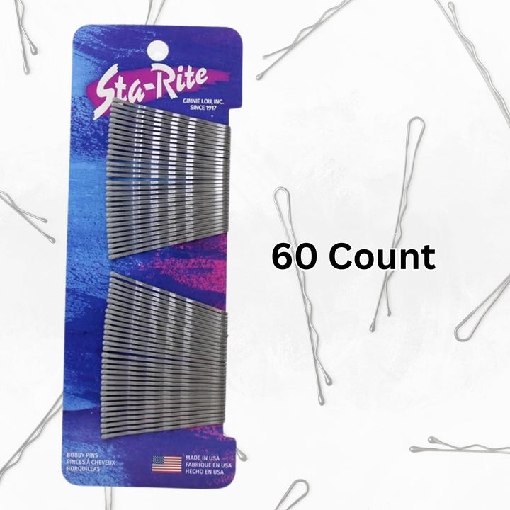 Bobby Pins 1353 Silver 60 count