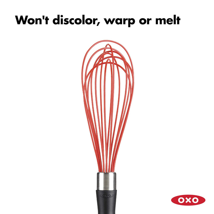 Good Grips 11-Inch Silicone Balloon Whisk - Red