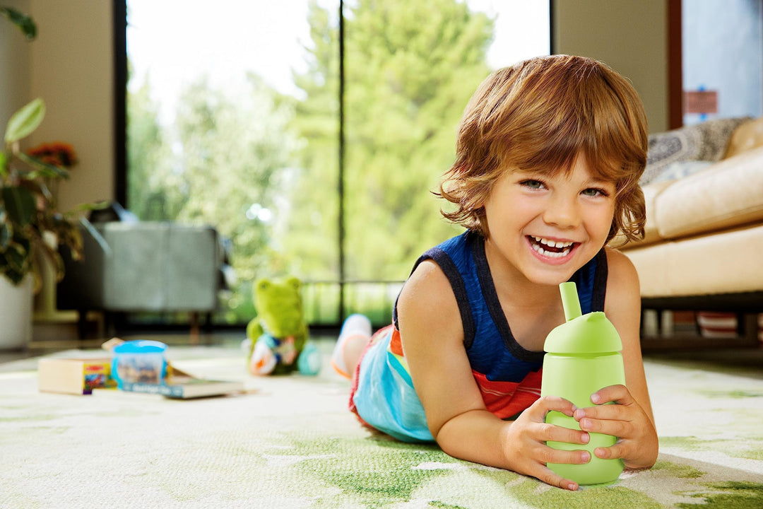 ® Simple Clean™ Toddler Sippy Cup with Easy Clean Straw, 10 Ounce, 2 Pack, Blue/Green