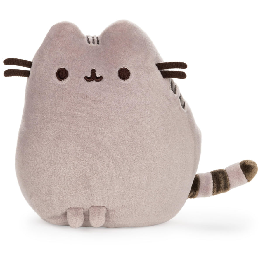 Pusheen The Cat Squisheen Plush, Stuffed Animal Cat for Ages 8 and Up, Gray, 6