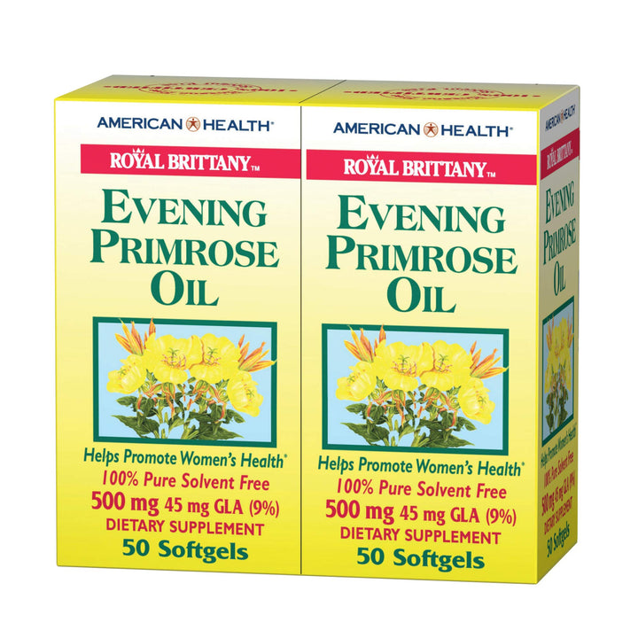 Dietary Fiber Supplement Softgels, Evening Primrose Oil, 500 mg, 100 Count