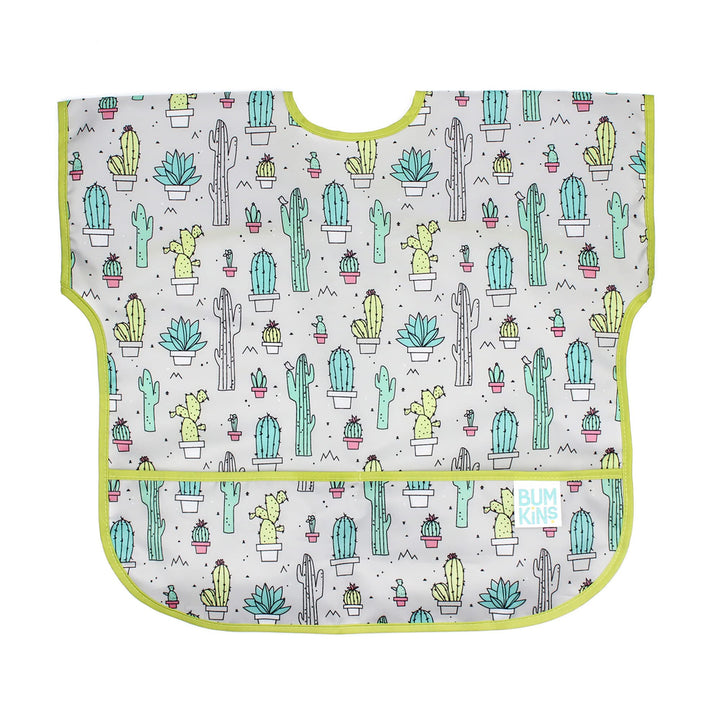Bibs, Baby and Toddler Bibs, Bibs for Girls and Boys, Large for 1-3 Years, Short Sleeve Bib for Kids, Mess Proof Lightweight Waterproof Fabric Bib