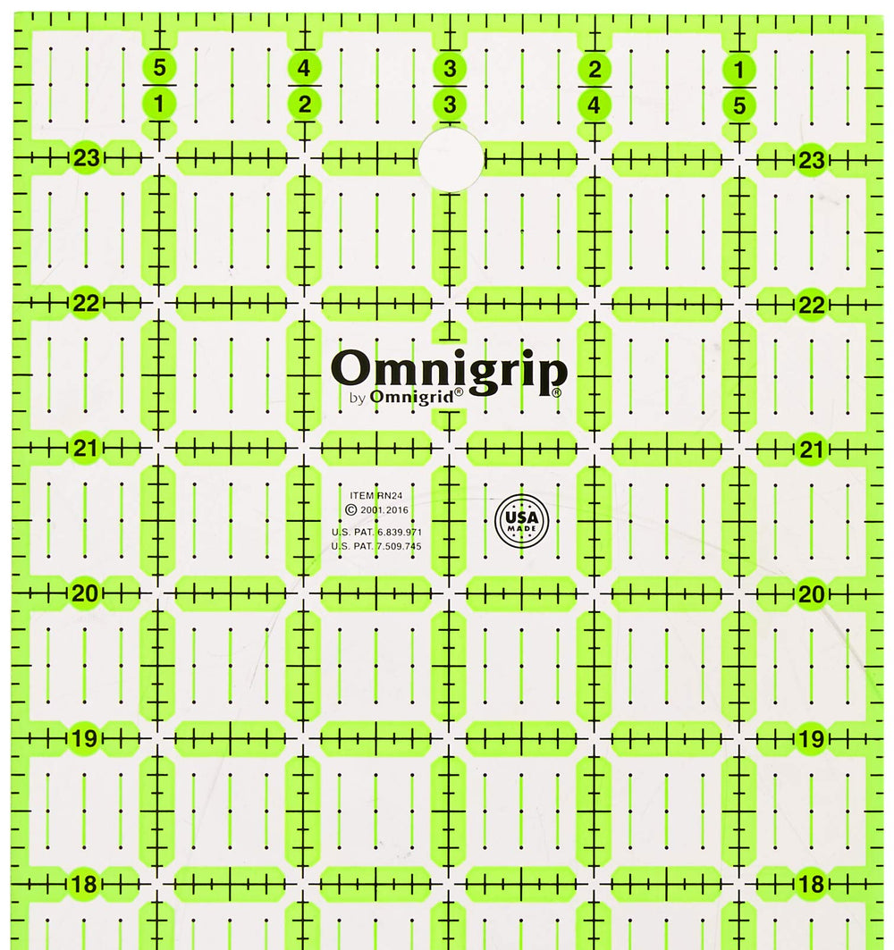 Omnigrip 6 x 24 Non-Slip Rectangle Quilting Ruler