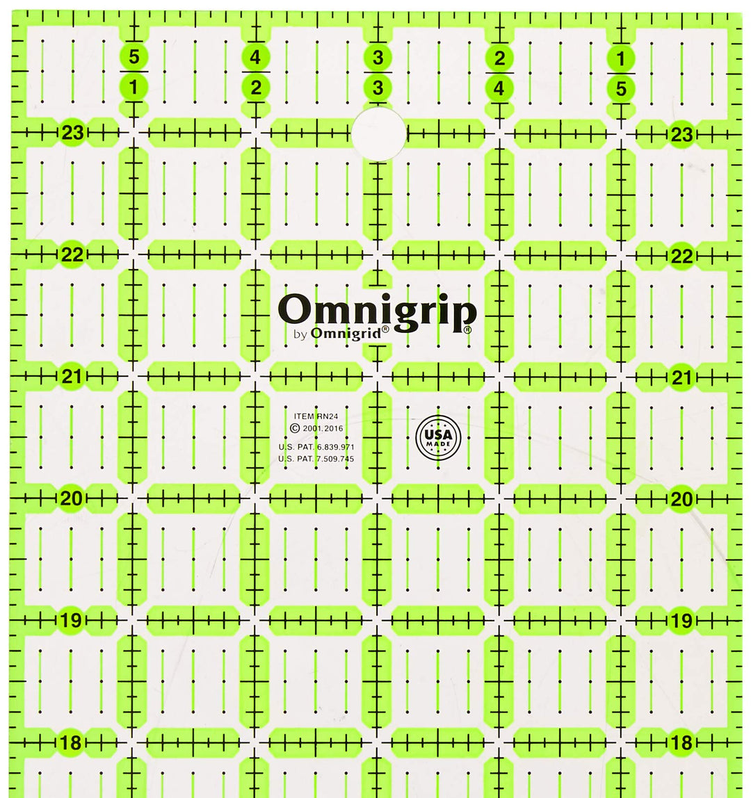 Omnigrip 6 x 24 Non-Slip Rectangle Quilting Ruler