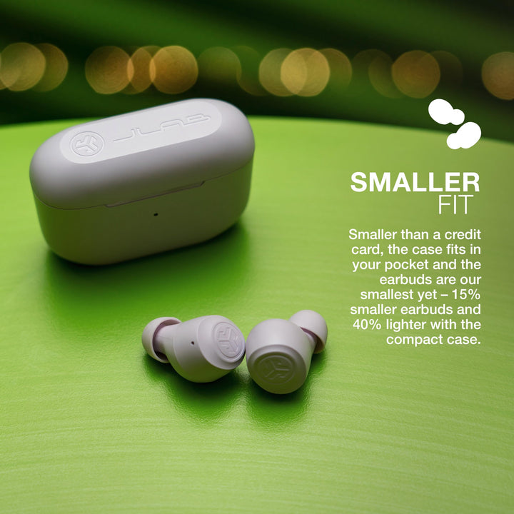 Go Air Pop True Wireless Bluetooth Earbuds + Charging Case, Lilac, Dual Connect, IPX4 Sweat Resistance, Bluetooth 5.1 Connection, 3 EQ Sound Settings Signature, Balanced, Bass Boost