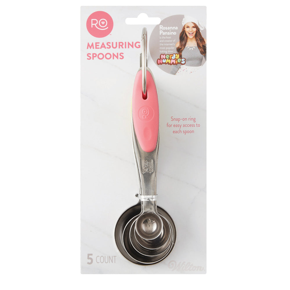 ROSANNA PANSINO Measuring Spoons, 5-Piece Metal Measuring Spoons Set
