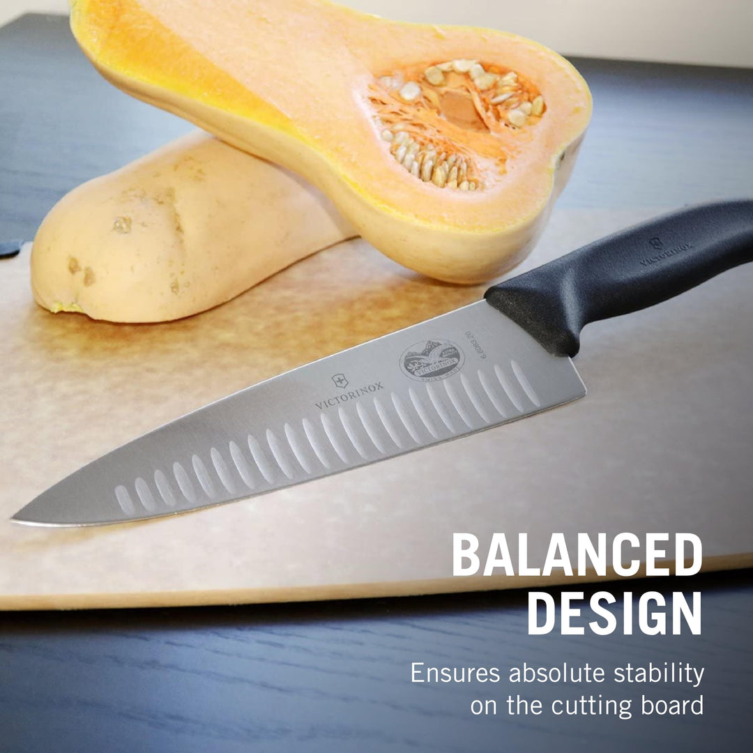 Swiss Classic 8-Inch Chef's Knife with Granton Edge
