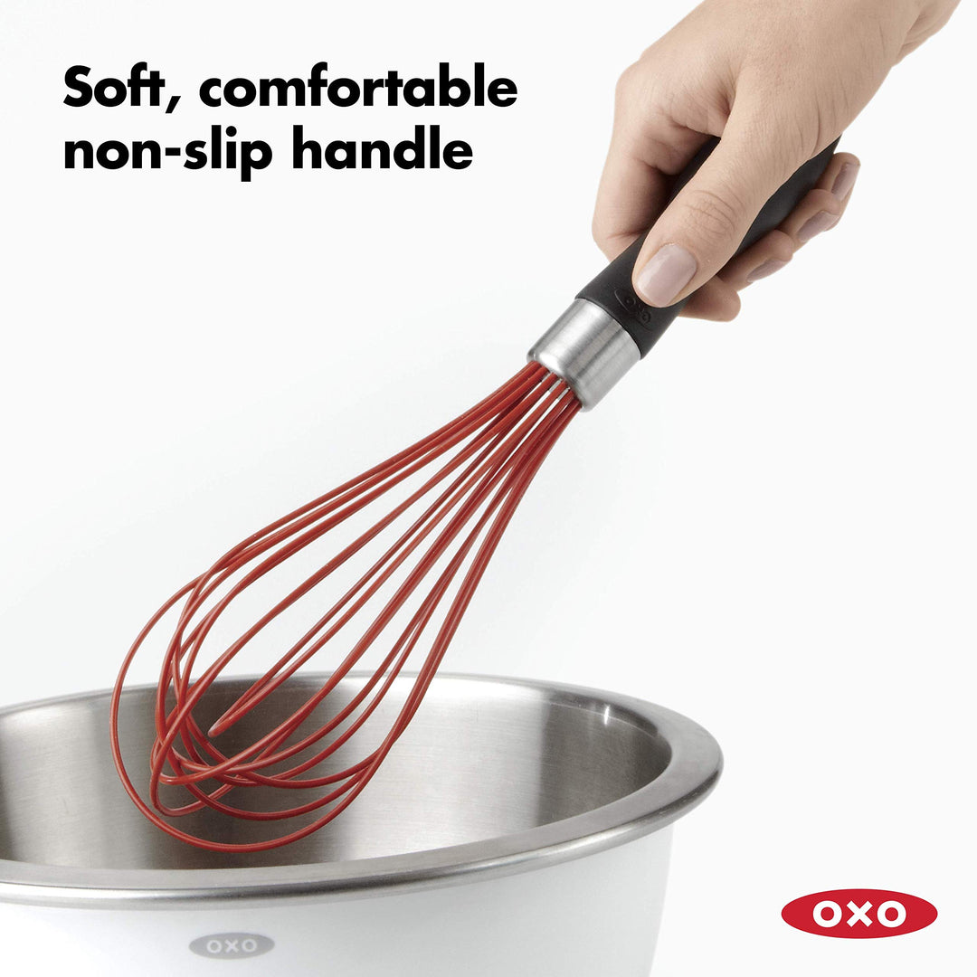 Good Grips 11-Inch Silicone Balloon Whisk - Red