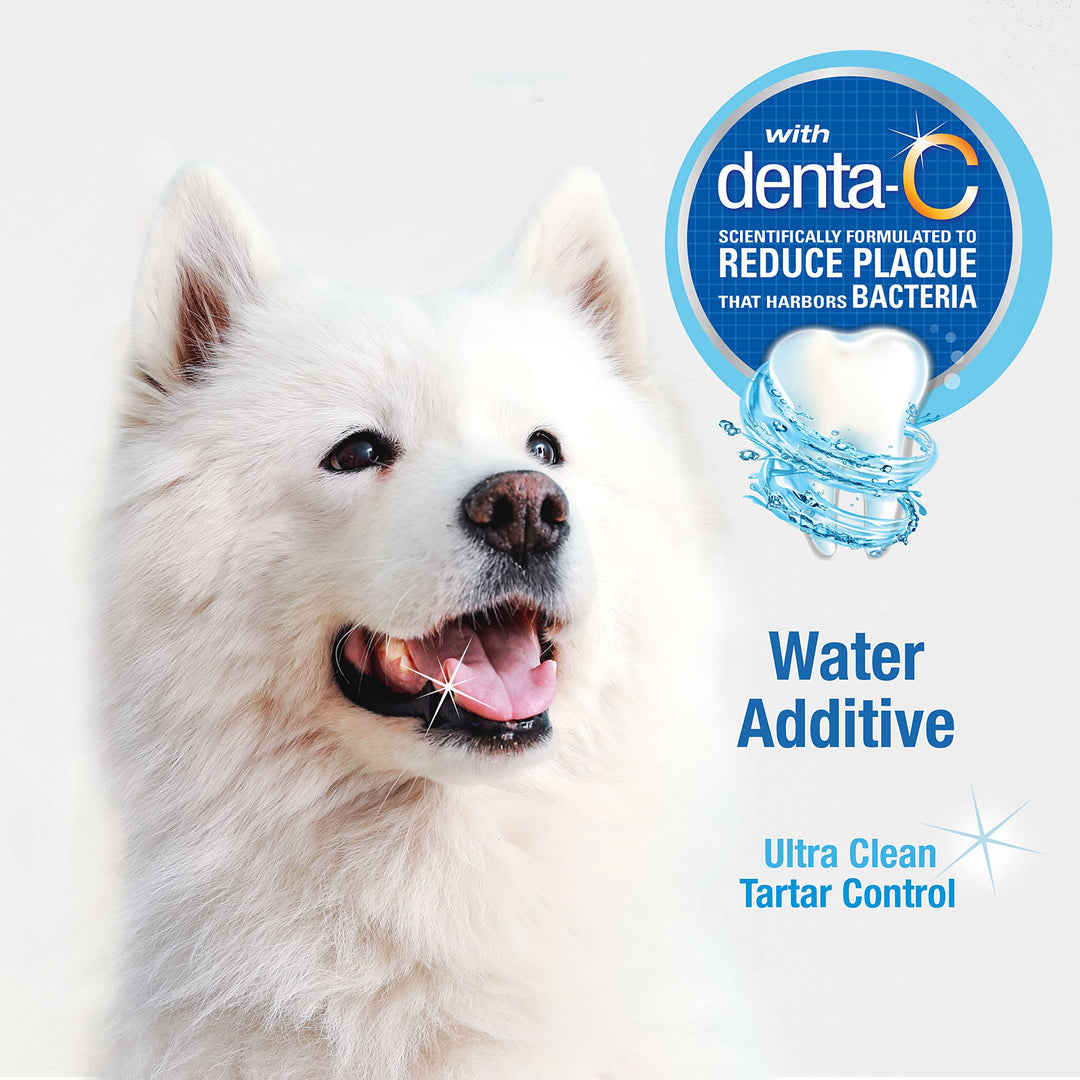 Advanced Oral Care Pet Dental Water Additive, Liquid Tartar Remover & Breath Freshener for Dogs, Dog Teeth-Cleaning, Original Flavor, 16 oz.