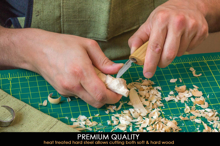 Wood Carving Detail Knife C8 1.5 Whittling Knife for Detail Wood Carving Craft Knife - Chip Carving Knife Wood Carving Tools for Beginners and Kids