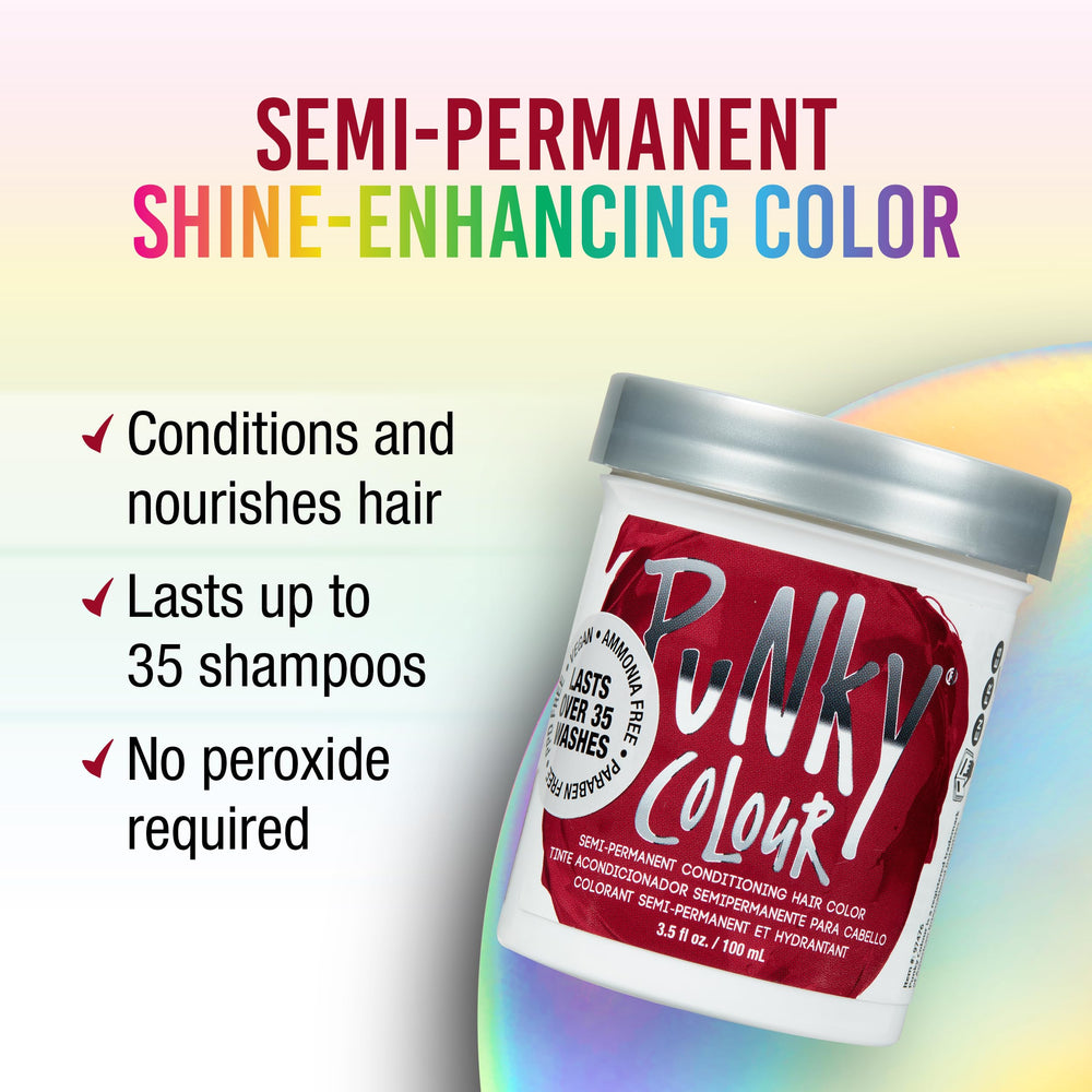 Jerome Russell Semi Permanent Colour Hair Cream 3.5oz Red Wine # 1442