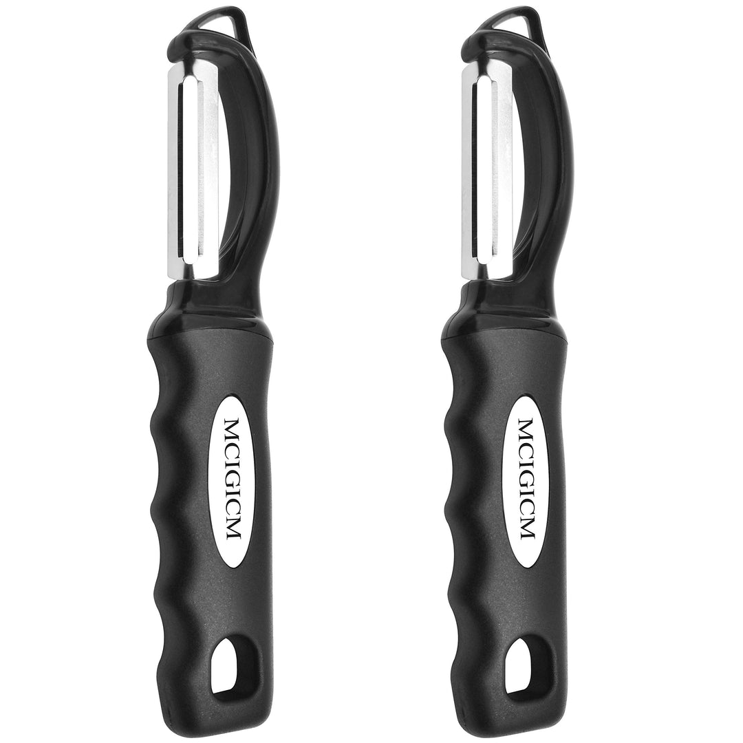 Premium Vegetable Potato Peeler: 2PCS Stainless Steel Blade Potato Peelers For Kitchen | Swivel Vegetable Peeler