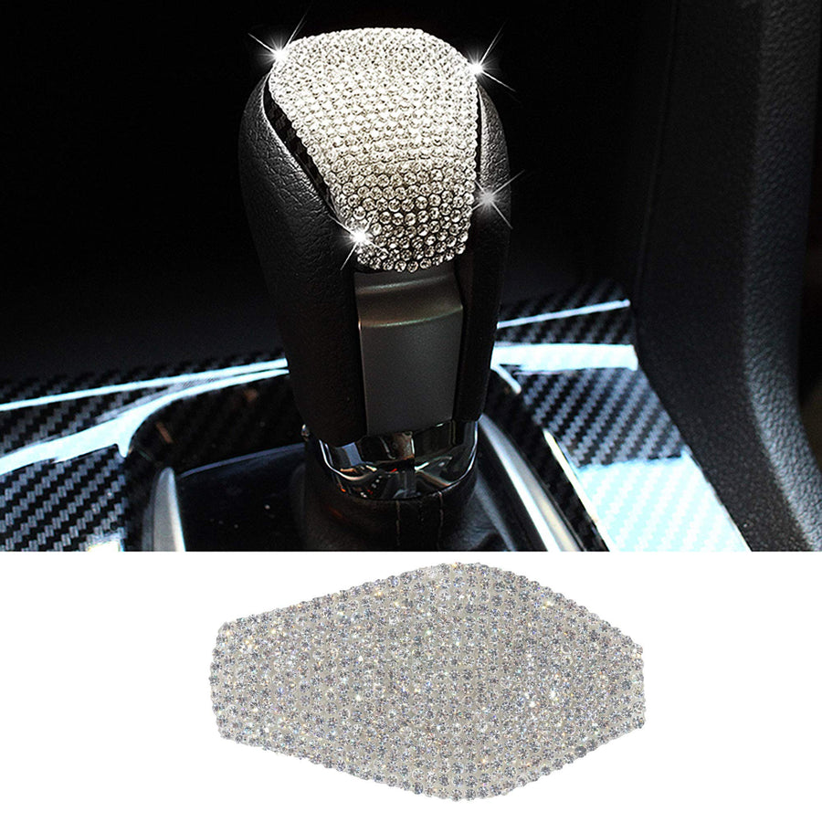 Gear Box Shifter Bling Crystal Accessory Interior Cover Compatible for Honda Civic