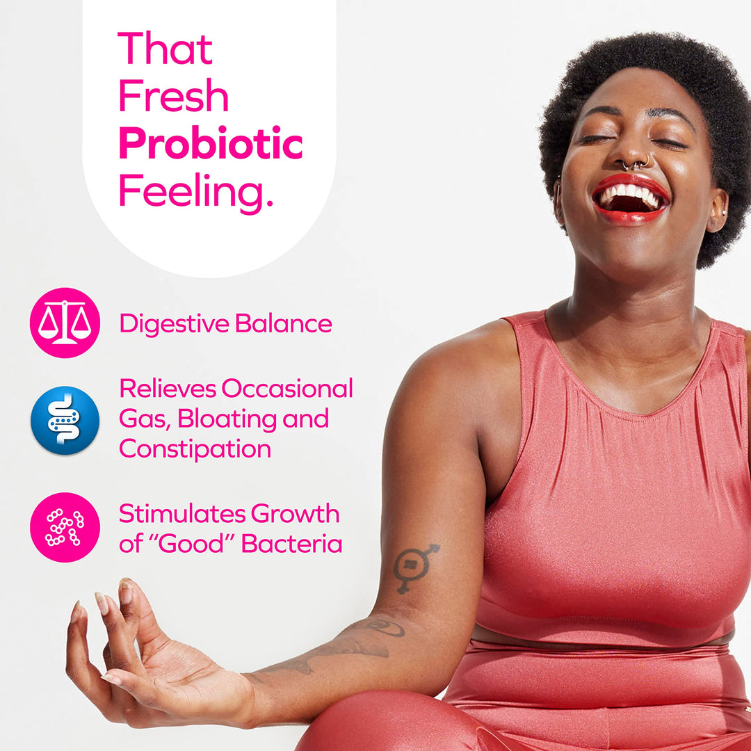 Acidophilus Probiotics, Gut Health, Vaginal Health, and Immune Support Supplement, Constipation and Bloating Relief for Adults, 60 Capsules (Refrigerated)