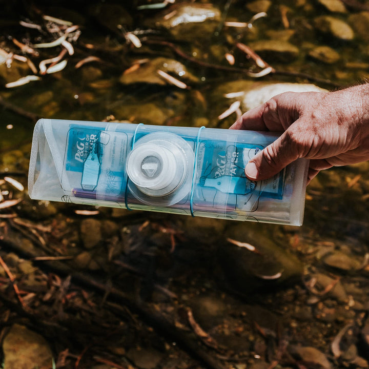 Puribag Gravity Water Filter - Portable Water Filtration System and Backpacking Water Filter for Camping, Hiking and Emergency Water Treatment - Hangs Anywhere