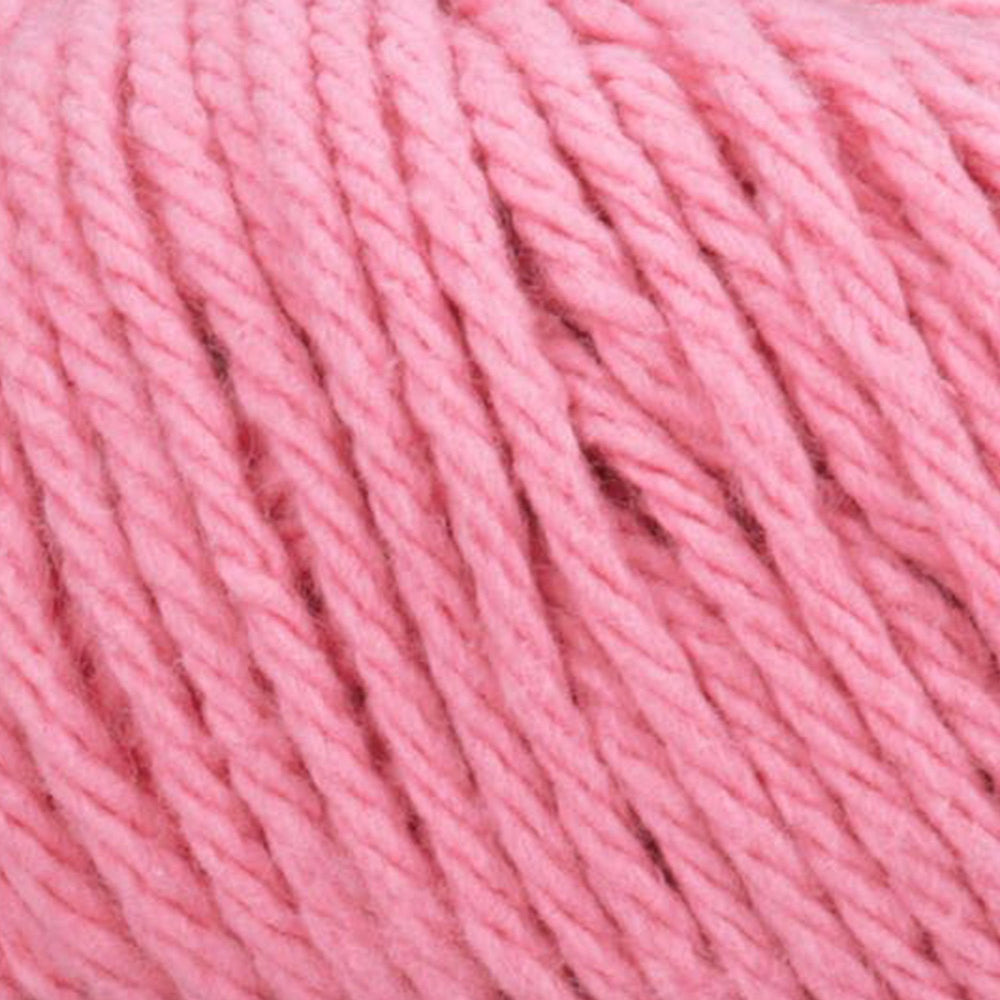 Sugar 'N Cream Super Size Solid Yarn, 4oz, Gauge 4 Medium, 100% Cotton - Rose Pink - Machine Wash & Dry