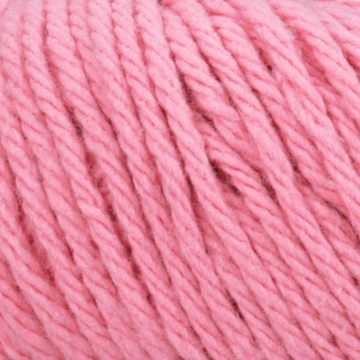 Sugar 'N Cream Super Size Solid Yarn, 4oz, Gauge 4 Medium, 100% Cotton - Rose Pink - Machine Wash & Dry