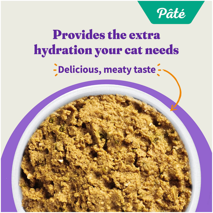 Wet Cat Food Whitefish Recipe, Grain Free Wet Cat Pate, Canned Cat Food for Extra Hydration, 5.5 Oz Can (Pack of 12)