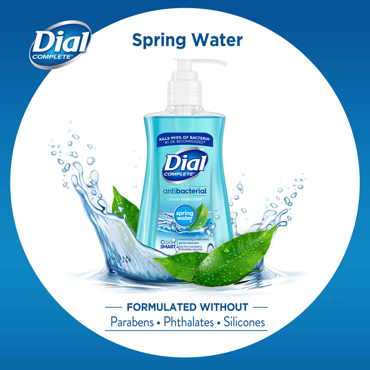 Antibacterial Liquid Hand Soap with Moisturizer, Spring Water, 7.5 Ounce