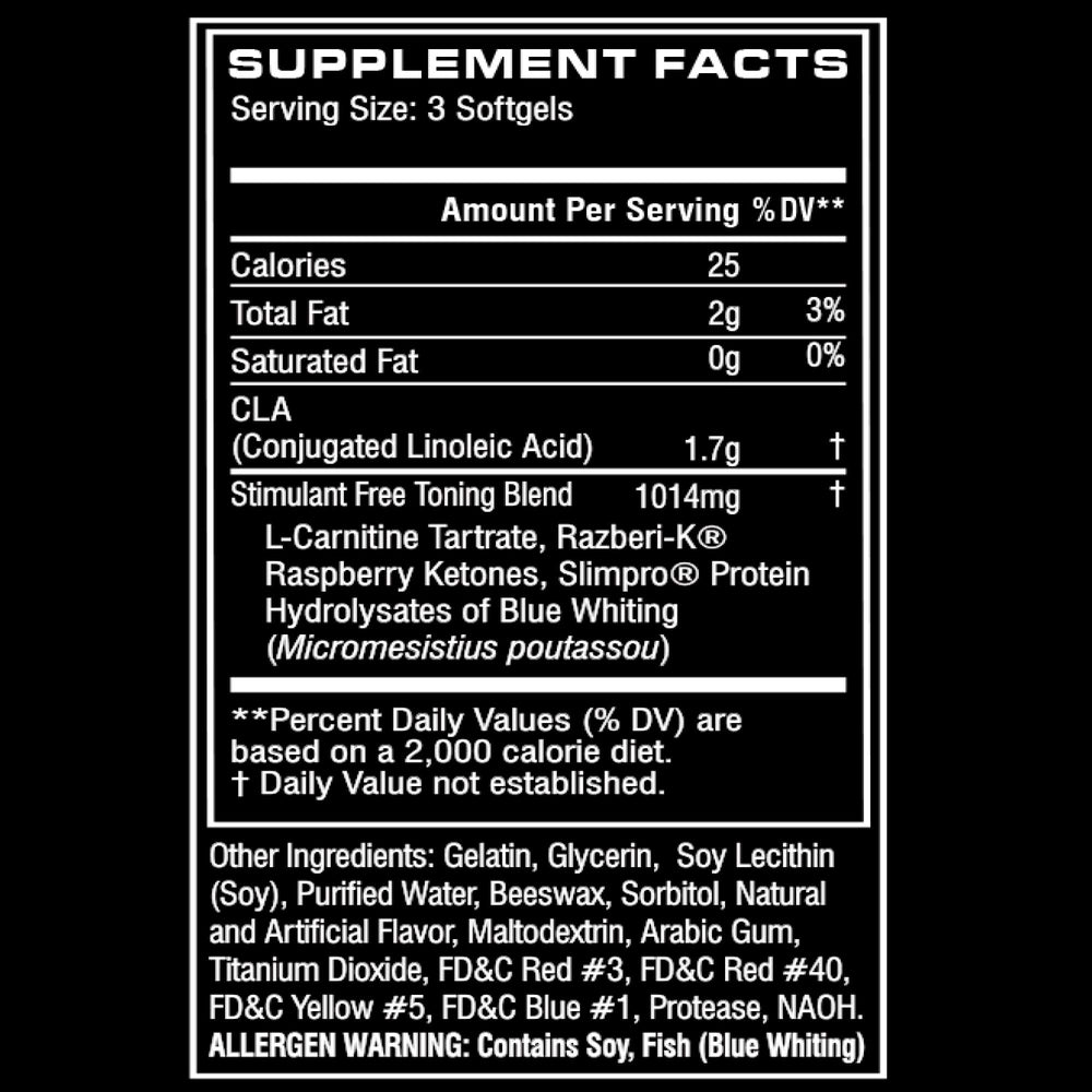 CLK Non-Stimulant Fat Burner for Weight Loss with CLA, Conjugated Linoleic Acid, Raspberry Ketones, L-Carnitine, 90 Softgels