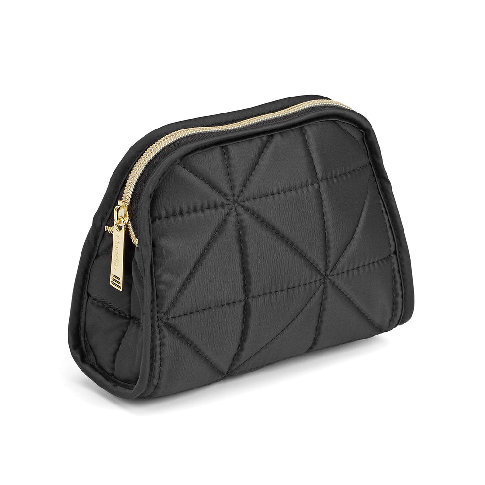Allegro by Scunci Small Cosmetic Organizer Makeup Bag for Women and Girls, Black