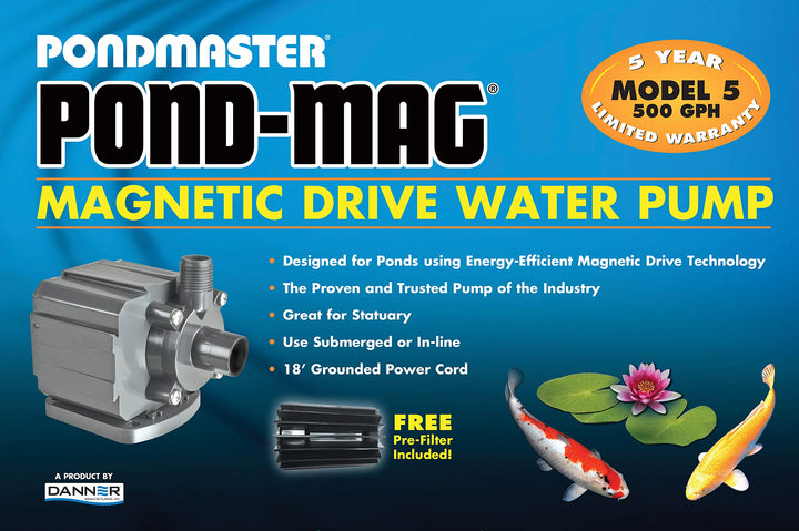 Manufacturing, Inc., Pondmaster 500 GPH Pump, 02525