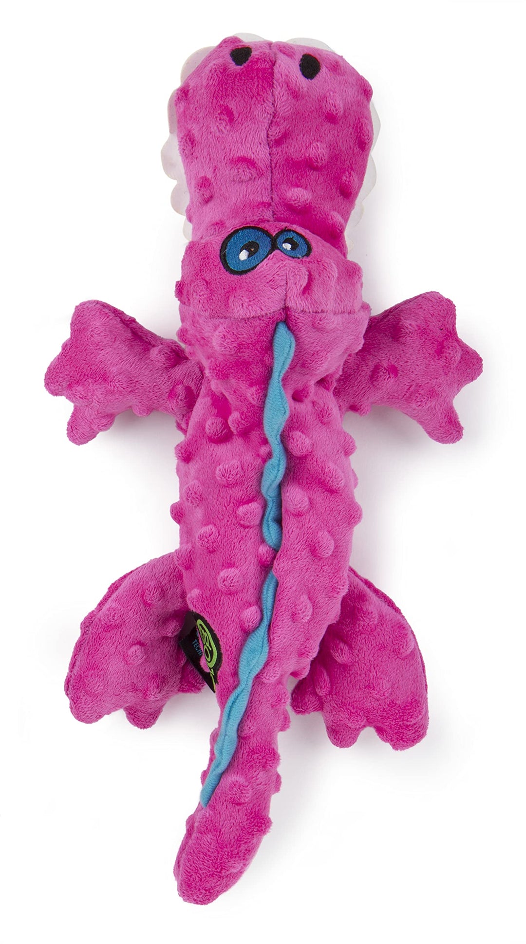 Gators Squeaky Plush Dog Toy, Chew Guard Technology - Pink, Large