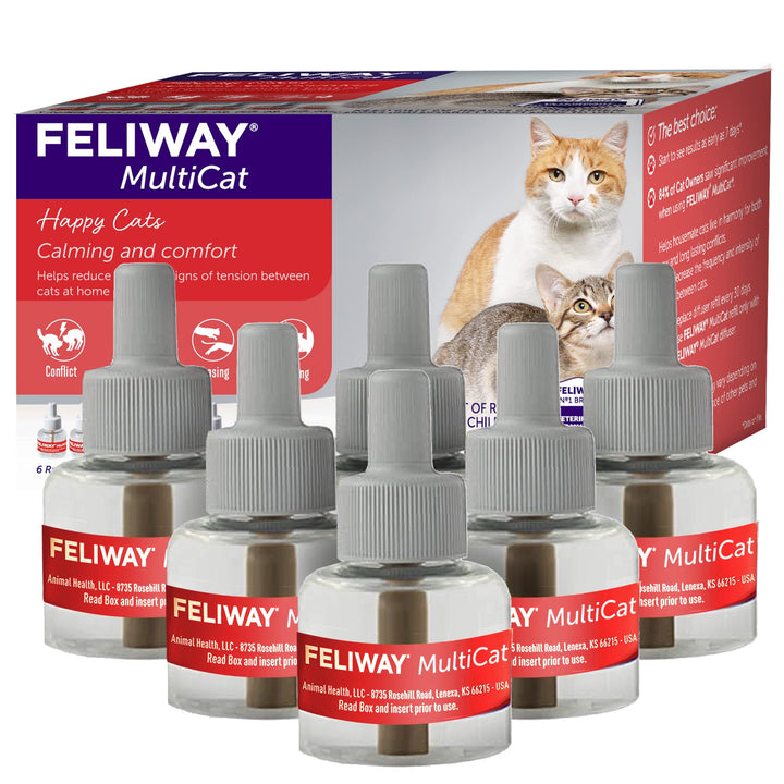 MultiCat Calming Pheromone, 30 Day Refill - 6 Pack