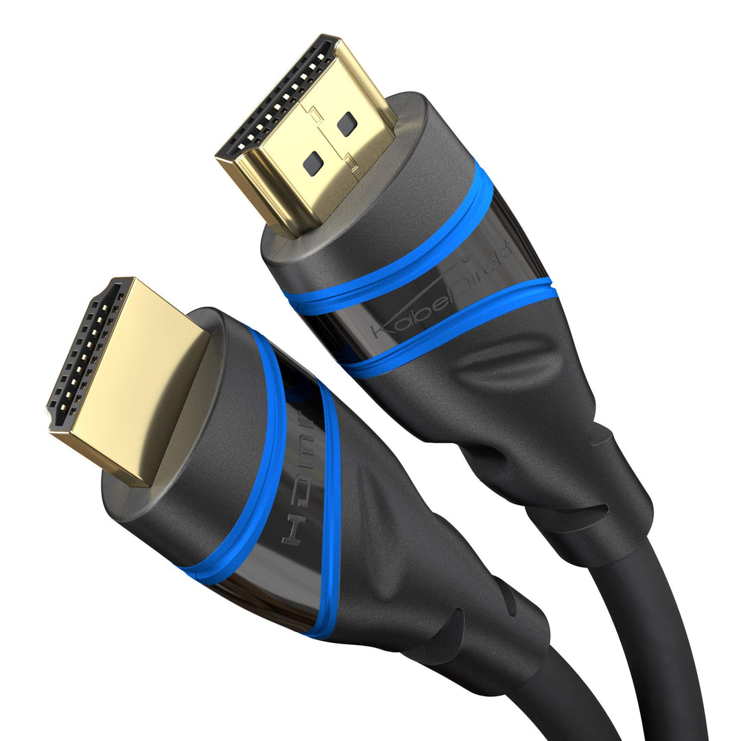 – 10K & 8K HDMI Cable, HDMI 2.1b – 3ft, Available in 1.5-15ft – Certified, Developed in Germany (Ultra High Speed HDMI 2.1 Cable, for PC and PS5/Xbox, Monitor or TV – Blue/Black)