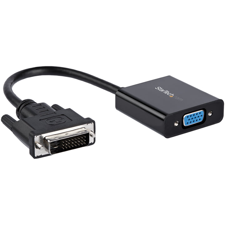 DVI-D to VGA Active Adapter Converter Cable - 1080p - DVI to VGA Converter Box (DVI2VGAE), Black
