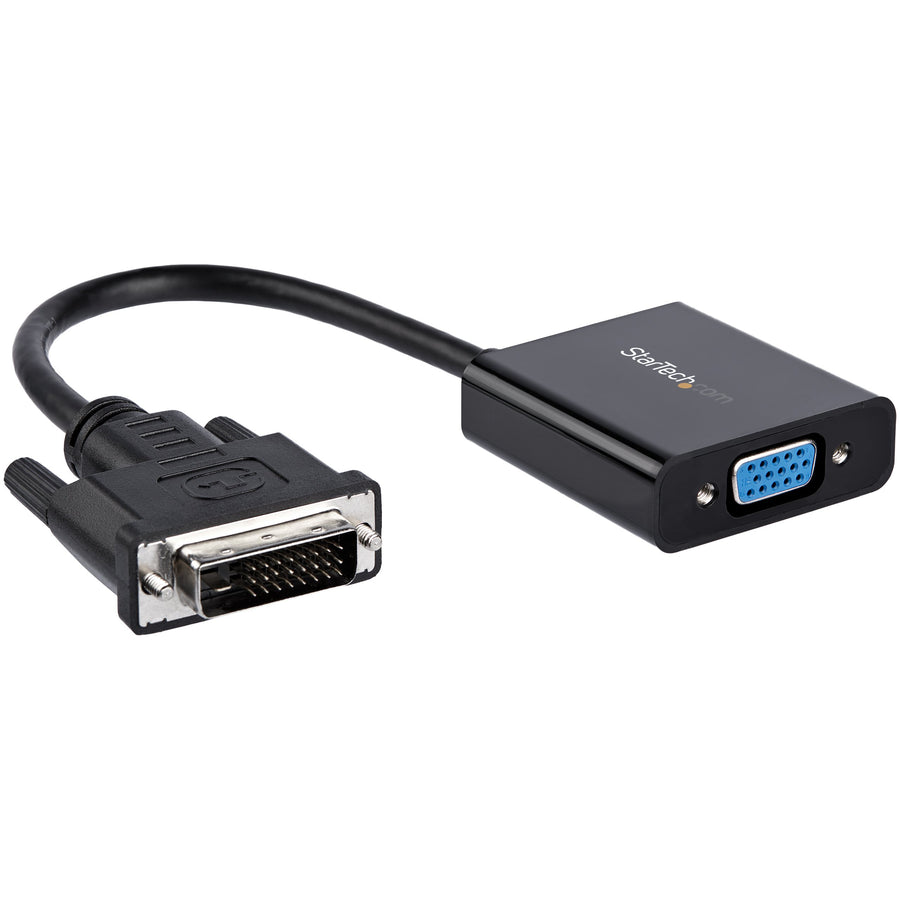 DVI-D to VGA Active Adapter Converter Cable - 1080p - DVI to VGA Converter Box (DVI2VGAE), Black