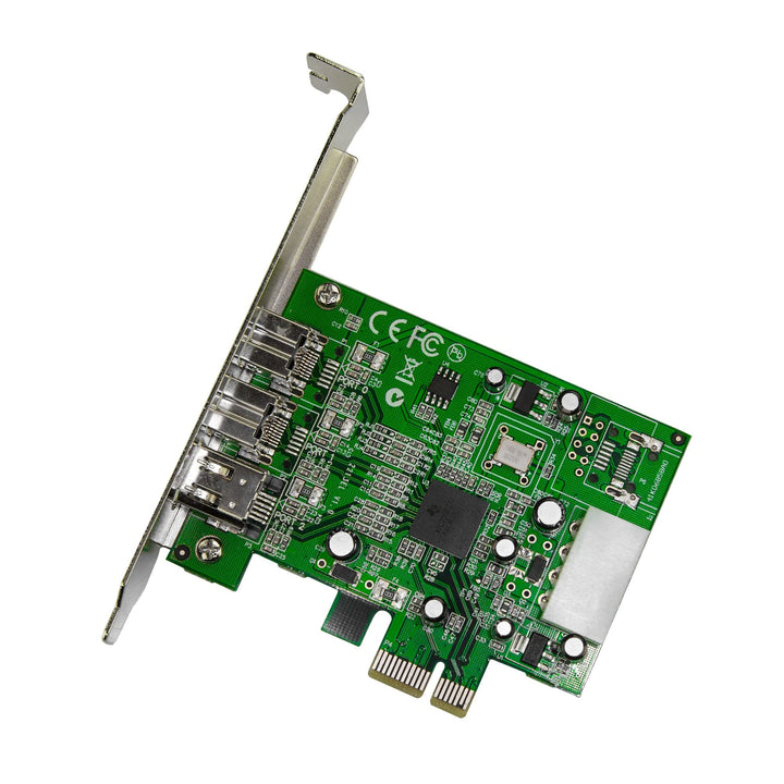 3 Port 2b 1a 1394 PCI Express FireWire Card Adapter - 1394 FW PCIe FireWire 800 / 400 Card , TAA (PEX1394B3)