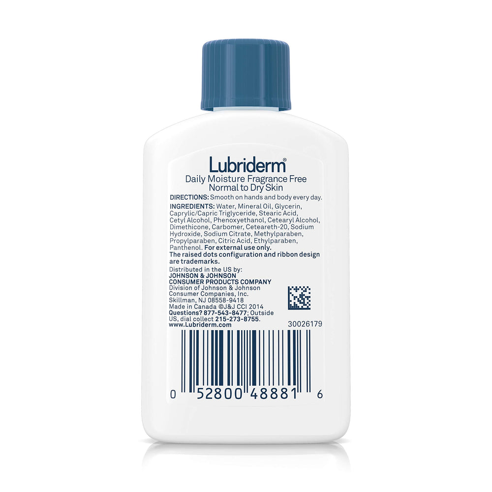 Daily Moisture Hydrating Unscented Body Lotion with Vitamin B5 for Normal to Dry Skin, Non-Greasy and Fragrance-Free Lotion. 1 fl. oz