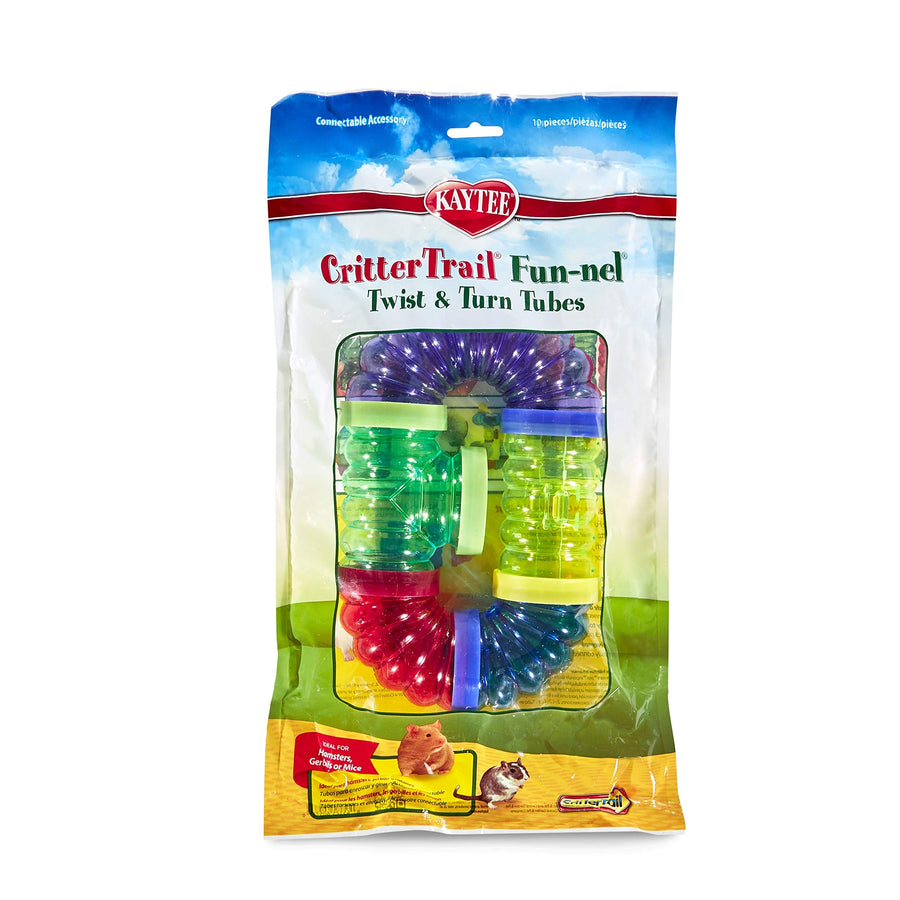 CritterTrail Fun-nel Twist & Turn Small Animal Habitat Tubes