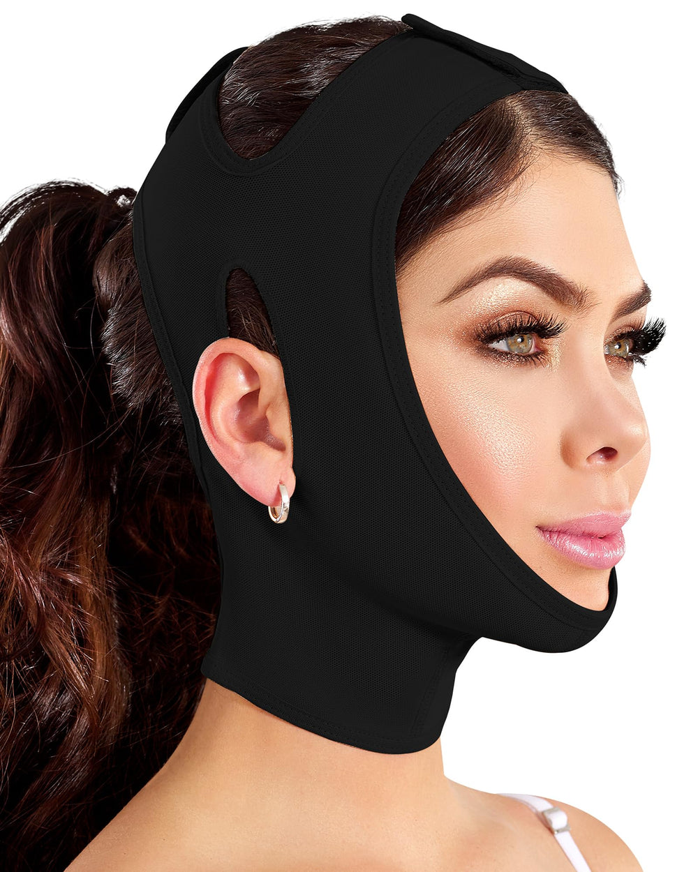 Shape Concept Chin Strap Support Band Neck Bandage Mentonera Post Quirurgica Face Lifting Slimmer Chin Lift Facial Compression