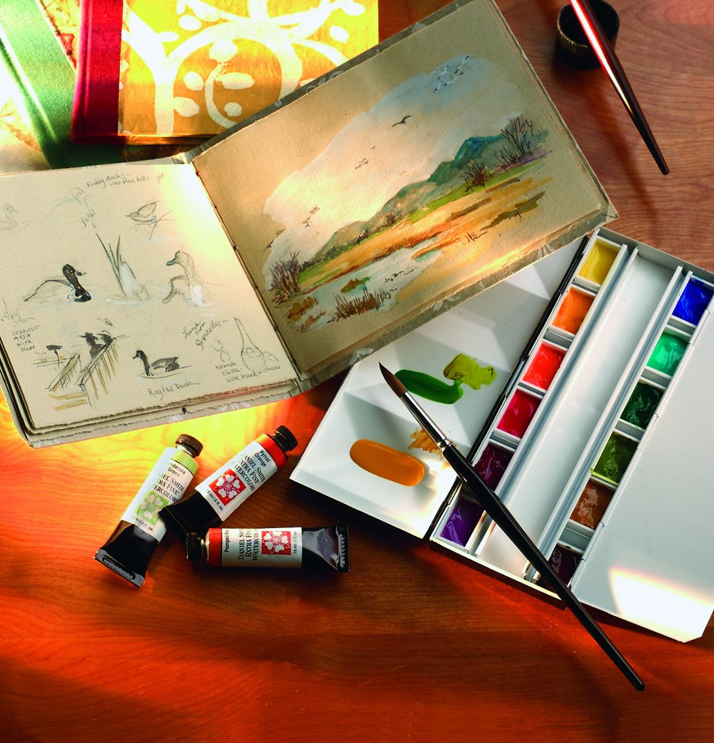 Daniel Smith 284600152 Extra Fine Watercolor 15ml Paint Tube, Quinacridone, Deep Gold, 0.5 Fl Oz (Pack of 1)