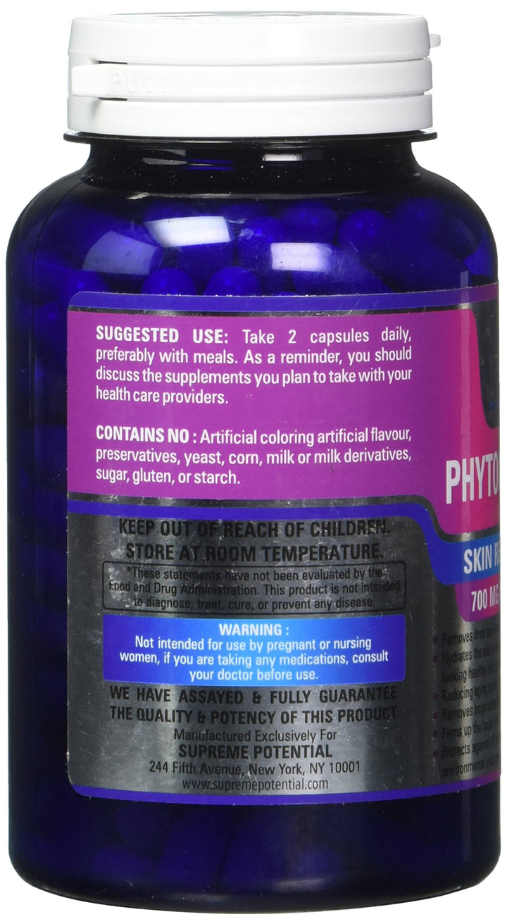 Phytoceramides, 200 Capsule Supply, 700mg Phytoceramides per Serving