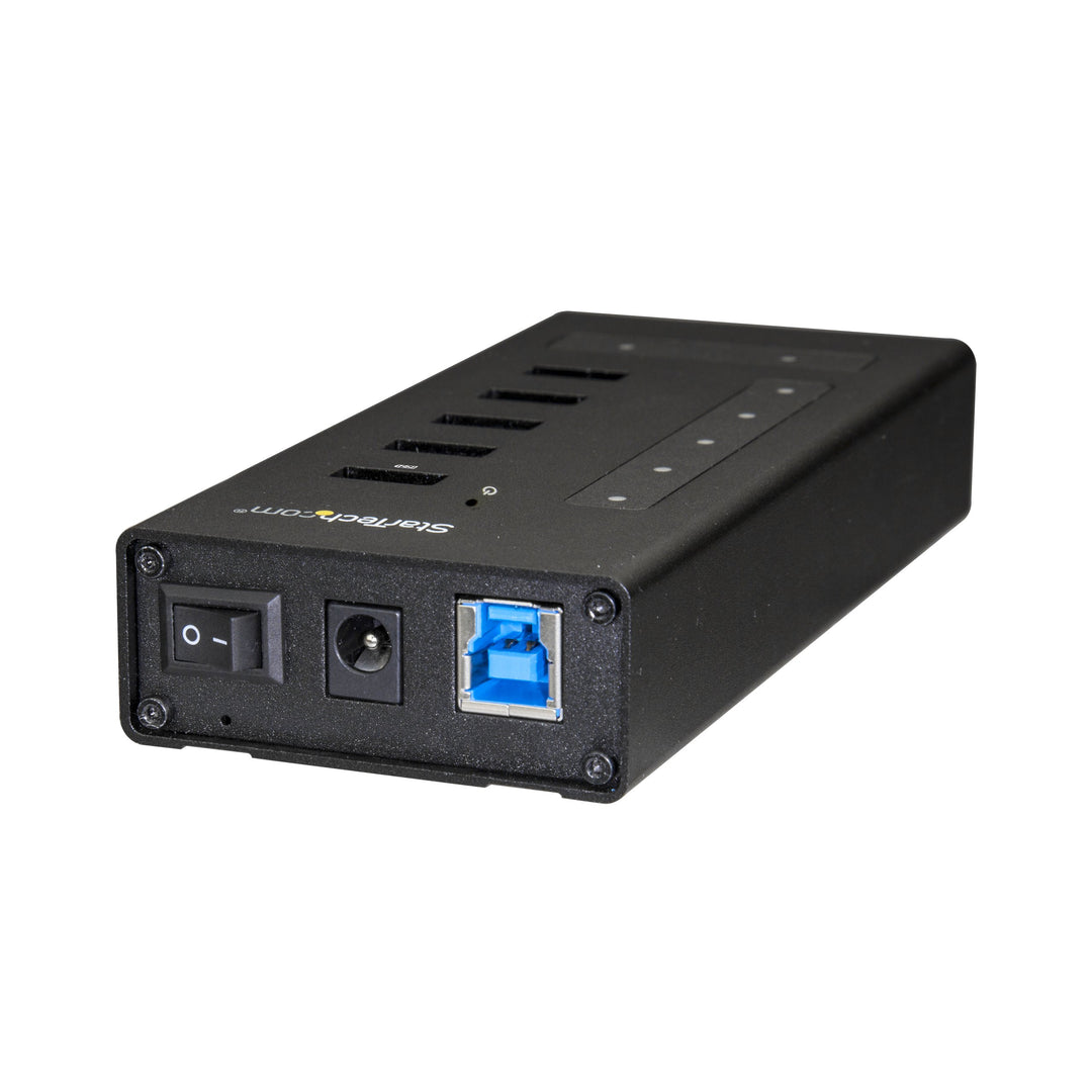 7 Port USB C Hub - USB Type-C to 2x USB-C/5x USB-A - Commercial Metal USB 3.0 - SuperSpeed USB 3.0 (5Gbps) - BC 1.2 Fast Charge - 5 x usb-a, 2 x usb-c (HB30C5A2CST)