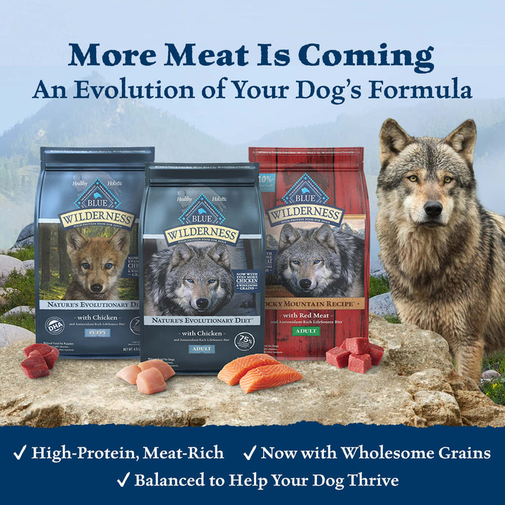Wilderness High Protein, Natural Puppy Dry Dog Food, Chicken 11-lb