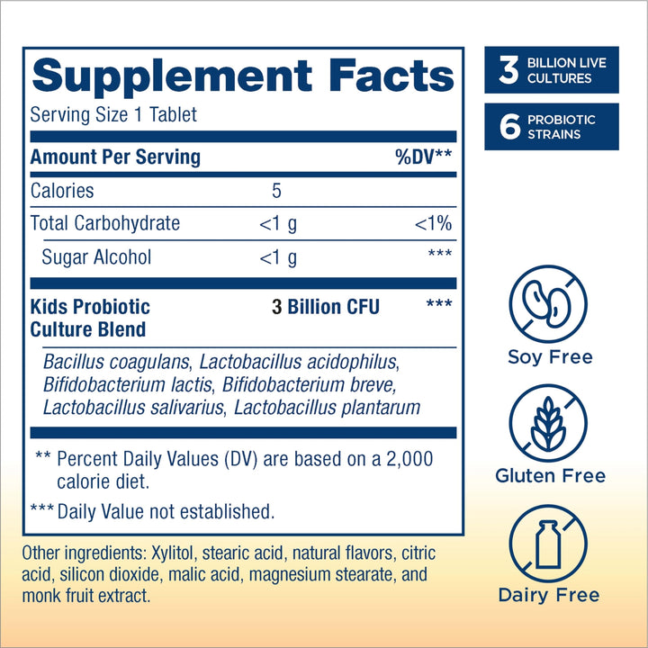 Kids Probiotic Gummies, Supports Digestive & Immune Health, Prebiotics & Probiotics, Raspberry, 30 Gummies