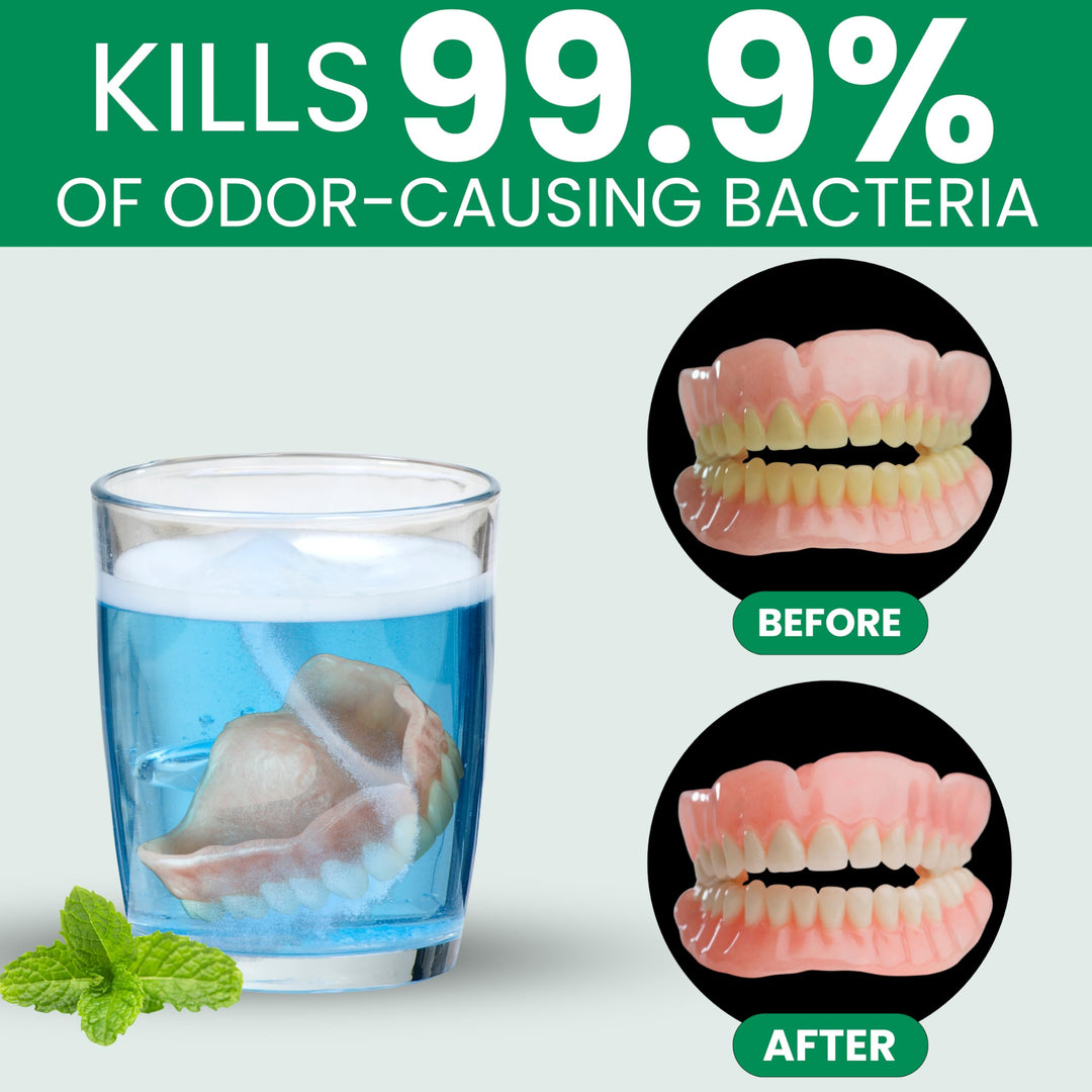 ProTech Denture Cleaner | 180 Cleanings (22 Pack/6 Month Supply) | For Clear Aligners, Dentures, Retainers, Mouth Guards & Night Guards - Cleaning Crystals, Mint