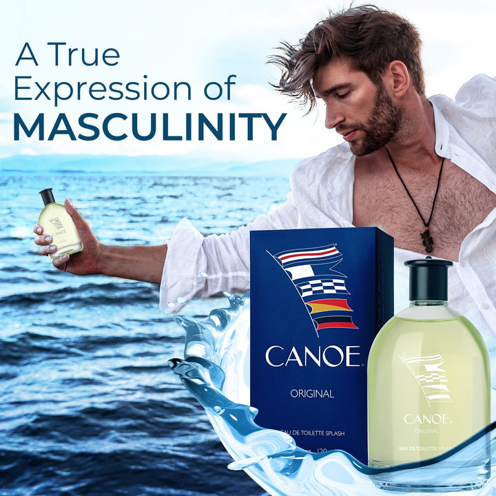Canoe Eau De Toilette for Men 4 Ounce