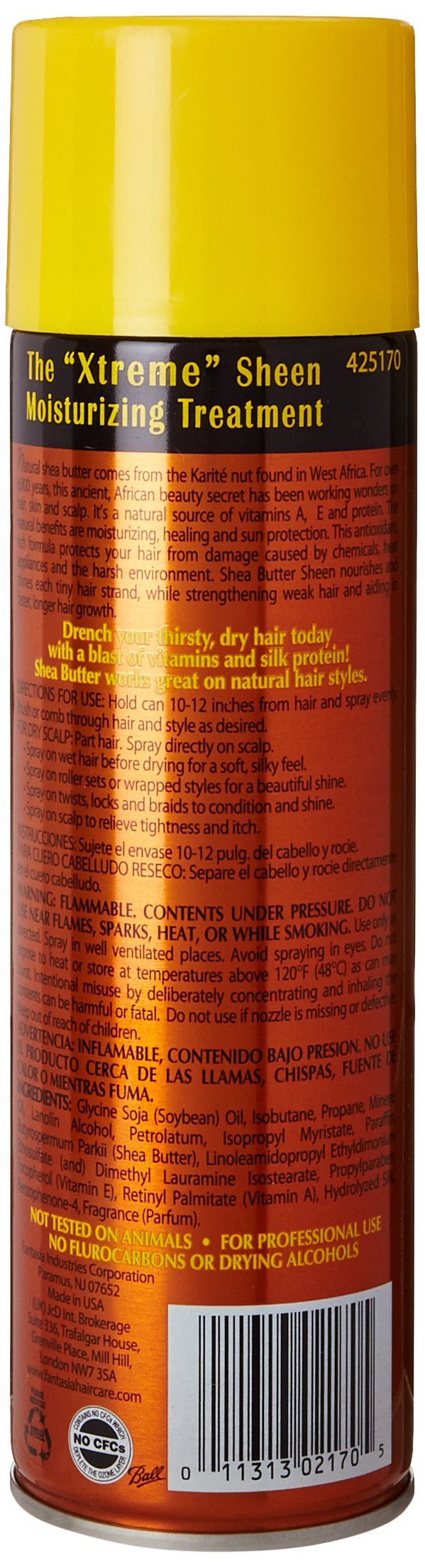 Shea Butter Sheen Spray Bonus Size 14 Ounce