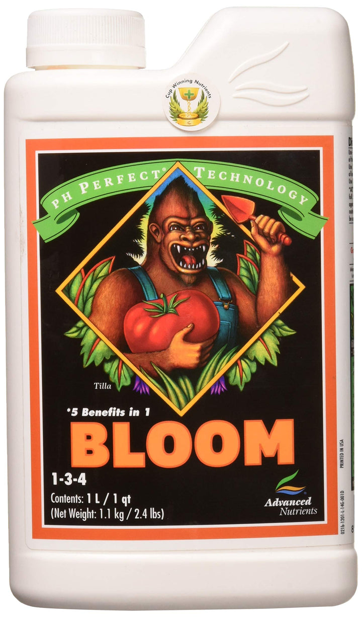 1201-14 Bloom pH Perfect Fertilizer, 1 Liter, Brown/A