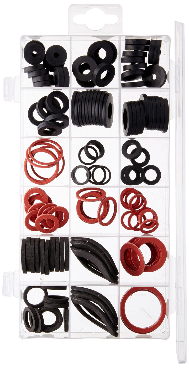 Cal Hawk CZFWA 141-pc. Faucet Washer Assortment Kit, 18 Different Assorted Sizes