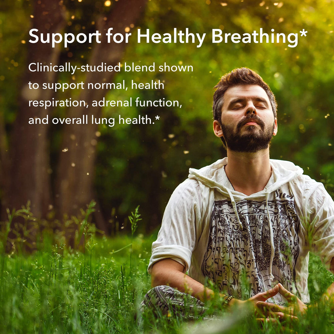 PhytoCort Supplement - Respiratory Support, Lung Health, Lung Detox, Lung Cleanse, Healthy Breathing, Herbal Support, Reishi, Licorice, Noni, Vegetarian Capsules - 120 Count