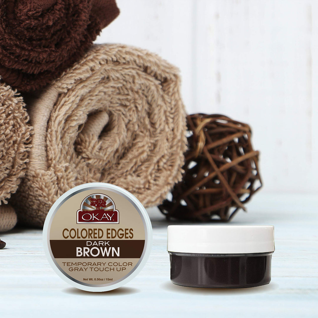 Colored Edges, Dark Brown, 0.5 Ounce