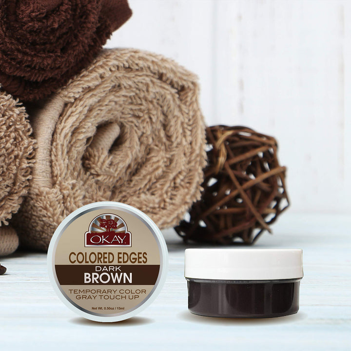 Colored Edges, Dark Brown, 0.5 Ounce