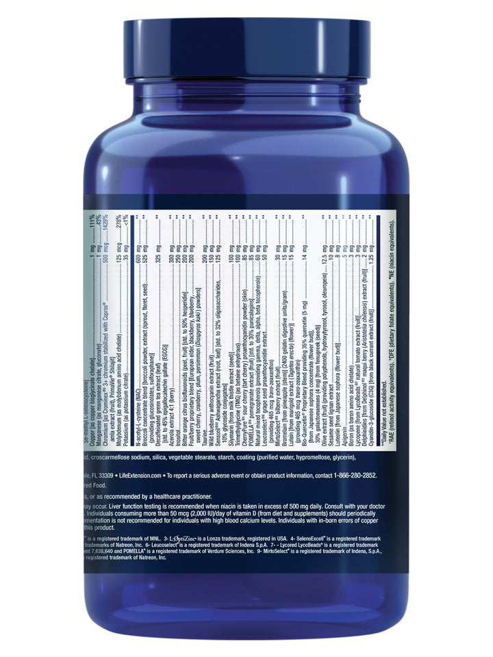 Mix Tablets, high-Potency, Advanced Vitamin, Mineral, Fruit & Vegetable Formula, Vitamin C, B, D, E, Magnesium, for Whole-Body Health, Healthy Aging, Gluten-Free, 240 Tablets